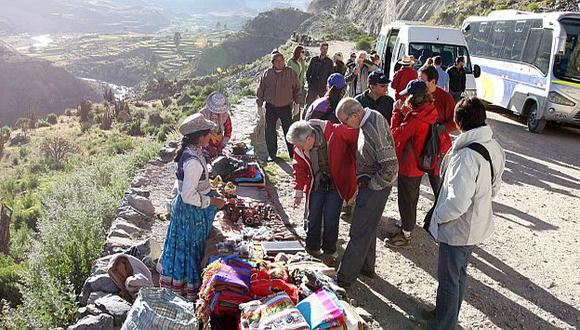 Turistas en el Valle del Colca, en Arequipa. (USI)