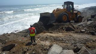 Trujillo: Enrocado de emergencia por olas de más de cinco metros
