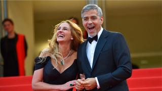 Julia Roberts hace divertido ‘photobomb’ en entrevista de George Clooney | VIDEO
