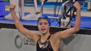 Alexia Sotomayor ganó medalla de oro en 100 metros espalda en natación