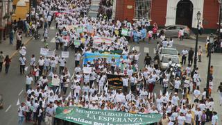 Miles marcharon para pedir el cese de los crímenes en La Libertad [FOTOS]