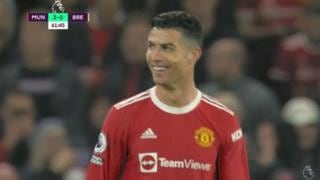 Cristiano Ronaldo canjeó penal por gol para el 2-0 del Manchester United vs. Brentford [VIDEO]
