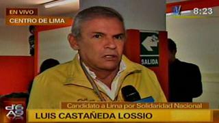 Luis Castañeda: “La reforma de transporte es un efecto publicitario”