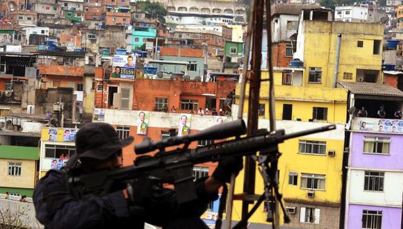 Brasil registró el año pasado 63.800 muertes violentas, 30,8 por cada 100 mil habitantes. | Foto: AFP / Referencial