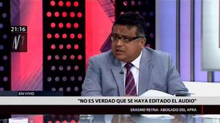 Erasmo Reyna niega haber grabado conversación con Jorge Barata en la que habla de Alan García