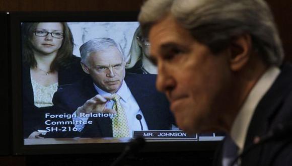 Kerry se sometió a las preguntas de la Comisión de Asuntos Exteriores del Senado. (Reuters)