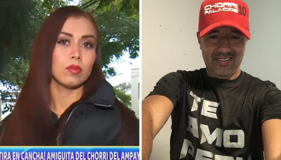 Roberto ‘Chorri’ Palacios y Ruth Medina fueron 'ampayados' en apasionados besos. (Foto: captura ATV / Instagram)