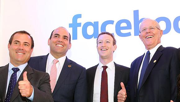 Gabinete de PPK se reunión con Mark Zuckerberg en el marco del Foro APEC. (Presidencia Perú)