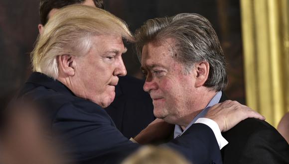 Steve Bannon fue consejero de Donald Trump durante la campaña presidencial estadounidense del 2016. (Foto: AFP)