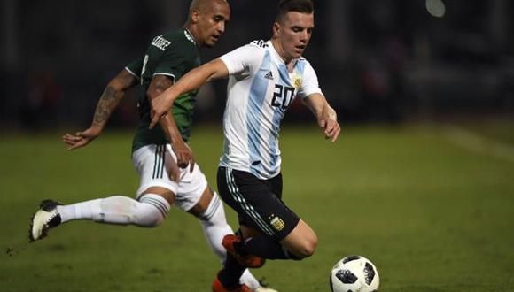 Argentina goleó 4-0 a México con hat trick de Lautaro Martínez en amistoso en EE.UU. (Foto: AFP)