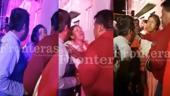 Cantante vernacular golpea en el rostro a una mujer hasta dejarla ensangrentada en Puno. (Captura)