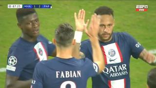 PSG vs. Maccabi Haifa: Neymar cerró el partido con un golazo para el 3-1 en Champions League [VIDEO]