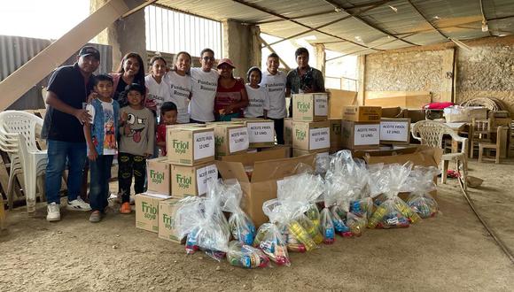 En Chosica la ayuda llega a 300 familias de varios sectores como Los Jardines, Valle Sagrado y Valle Las Flores, además de 3 ollas comunes. (Foto: Fundación Romero)