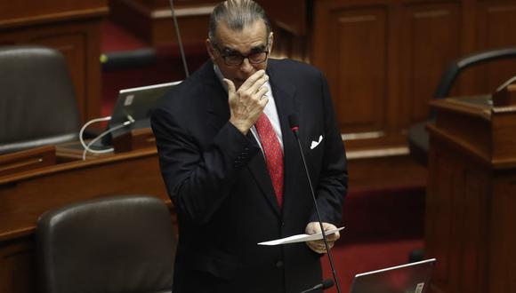 El legislador no agrupado Pedro Olaechea también fue parte del debate. (Foto: César Campos / GEC)