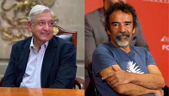 Damián Alcazar desmintió las fakenews y reivindicó su apoyo a López Obrador. (Foto: @lopezobrador/AFP)