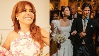 Magaly defiende boda de hija de Barnechea: “En otros países esto es algo muy natural” 