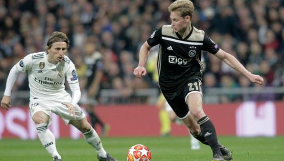 Frenkie de Jong será futbolista del Barcelona en julio próximo, tras el traspaso acordado por el club catalán con Ajax, que involucra al menos 75 millones de euros. (Foto: Ajax)