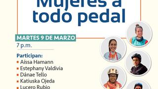 Municipalidad de Lima realiza esta noche foro “Mujeres a Todo Pedal” para promover el uso de la bicicleta
