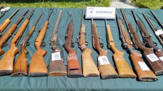 Sucamec y PNP recuperan 260 armas de fuego en operativos realizados en Cusco, Apurímac y Madre de Dios