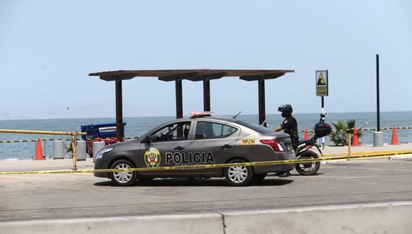 Se detuvo a dos ladrones en la Costa Verde. (Jesus Saucedo / @photo.gec)
