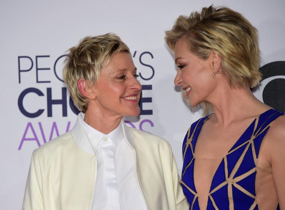 Ellen DeGeneres y Portia de Rossi celebran 10 años de matrimonio | Foto: AFP