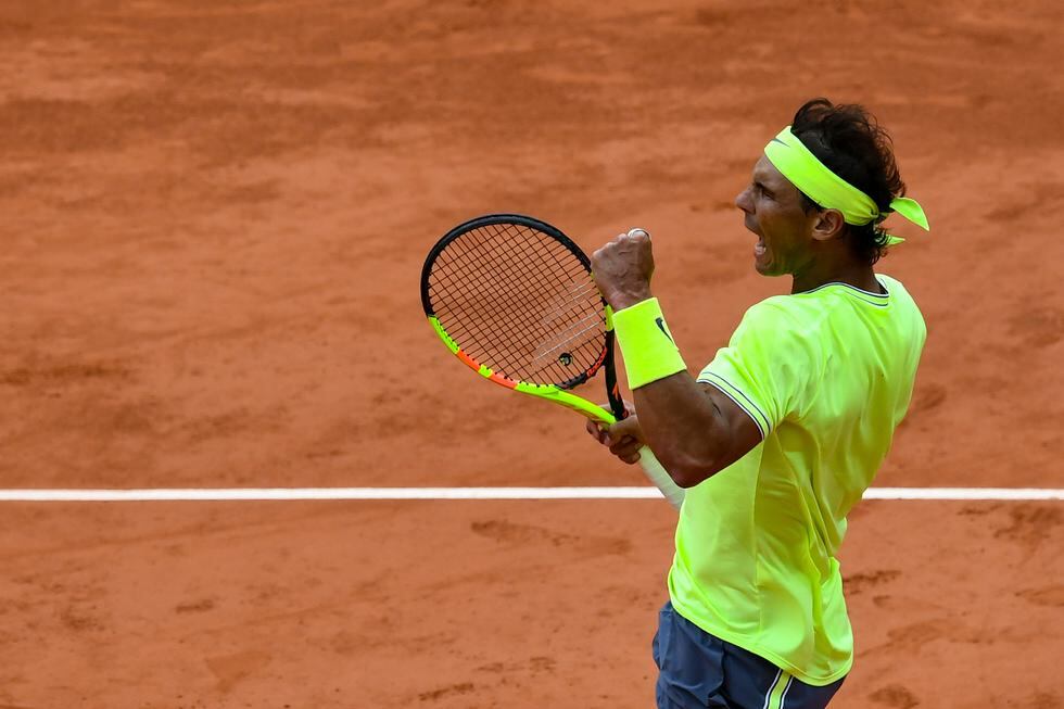 Rafael Nadal termina sin problemas con Roger Federer por Roland Garros 2019. (AFP)