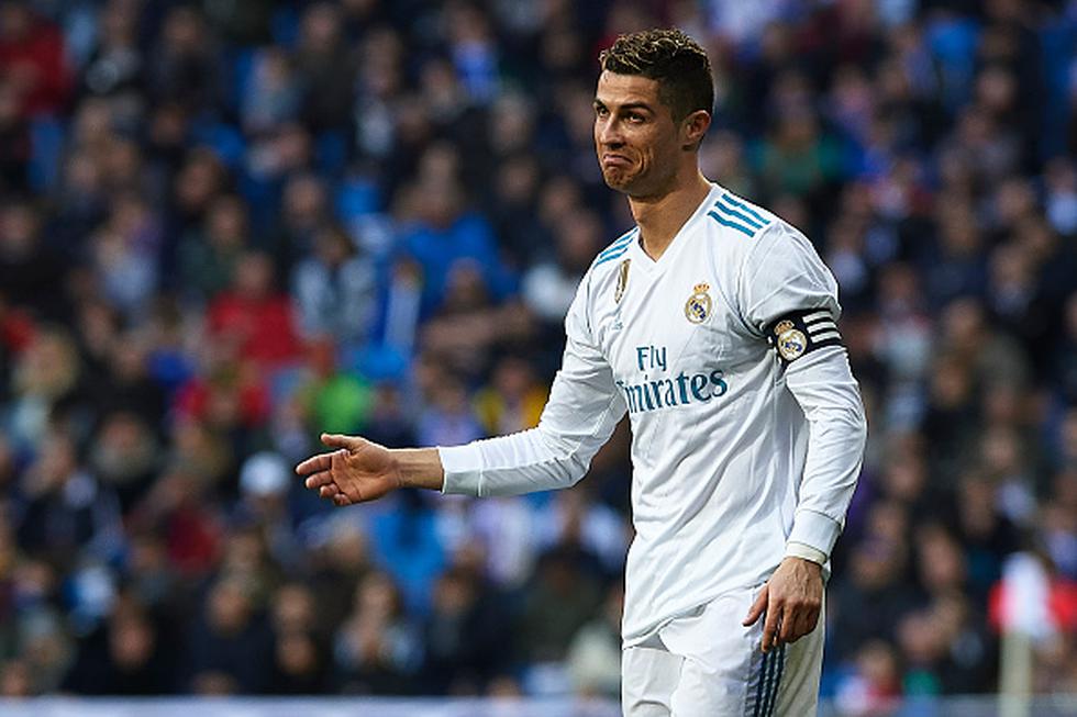 Cristiano Ronaldo anotó un 'doblete' en la goleada del Real Madrid. (Getty Images)