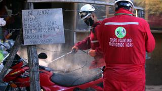 Desinfección a domicilio contra el coronavirus gracias a voluntarios en Bolivia  [FOTOS]