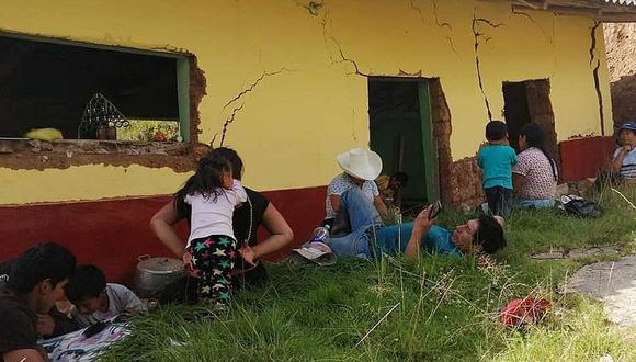 La Libertad. Pobladores de Usquil están preocupados por el hundimiento del suelo. (GEC)