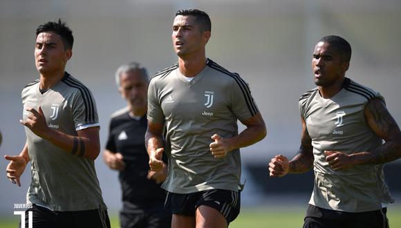 Cristiano Ronaldo empezó a romperla con Juventus con particular reto ante sus compañeros. (Juventus)