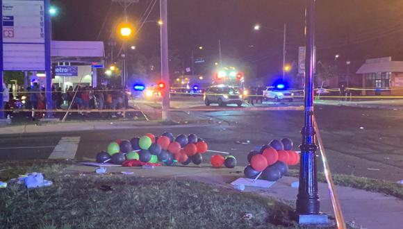 Dos personas murieron y siete resultaron heridas durante un tiroteo en una fiesta en Charlotte. (Foto: @TaylorSimpsonTV / Twitter)