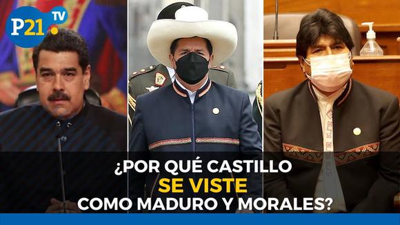 Why does Castillo dress like Maduro and Morales?