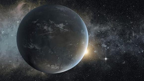 Representación artística del exoplaneta Kepler 62-f. (NASA)
