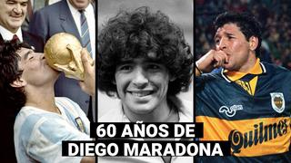 Diego Maradona cumple 60 años: La leyenda del fútbol que gambetea a la vida