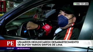 Usuarios continúan buscando GLP en varios grifos de Lima y Callao tras desabastecimiento
