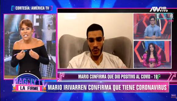 Magaly Medina se solidarizó con Mario Irivarren y dijo entender el dolor de no poder abrazar a un familiar debido al coronavirus. (Foto: Captura de pantalla ATV)