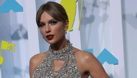 Taylor Swift se impuso con el premio mayor en la reciente gala de los MTV VMA 2022. (Foto: Andres KUDACKI / AFP)
