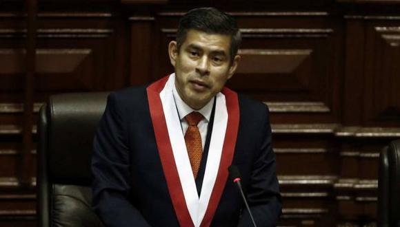 Presidente del Congreso, Luis Galarreta, tuvo a su cargo discurso de honor por el 195 aniversario del Parlamento.