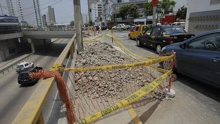 Miraflores: Municipalidad de Lima no culmina obras del Metropolitano