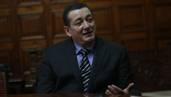 El parlamentario también afirmó que la bancada a la que representa no es “obstruccionista”. (Anthony Niño de Guzmán)