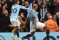 Manchester City vs. Leicester: Kompany anotó golazo y acercó a 'Citizens' al título