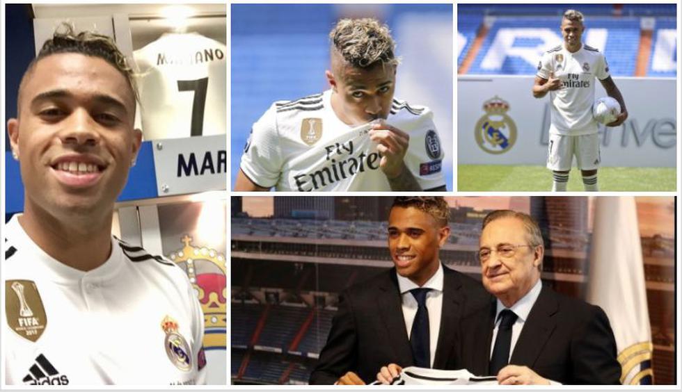 Las postales de Mariano Díaz como nuevo fichaje de Real Madrid. (Foto: AFP)