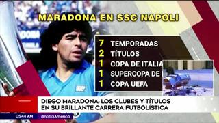 Diego Maradona: ¿cuántos Mundiales y títulos ganó el astro del fútbol argentino?