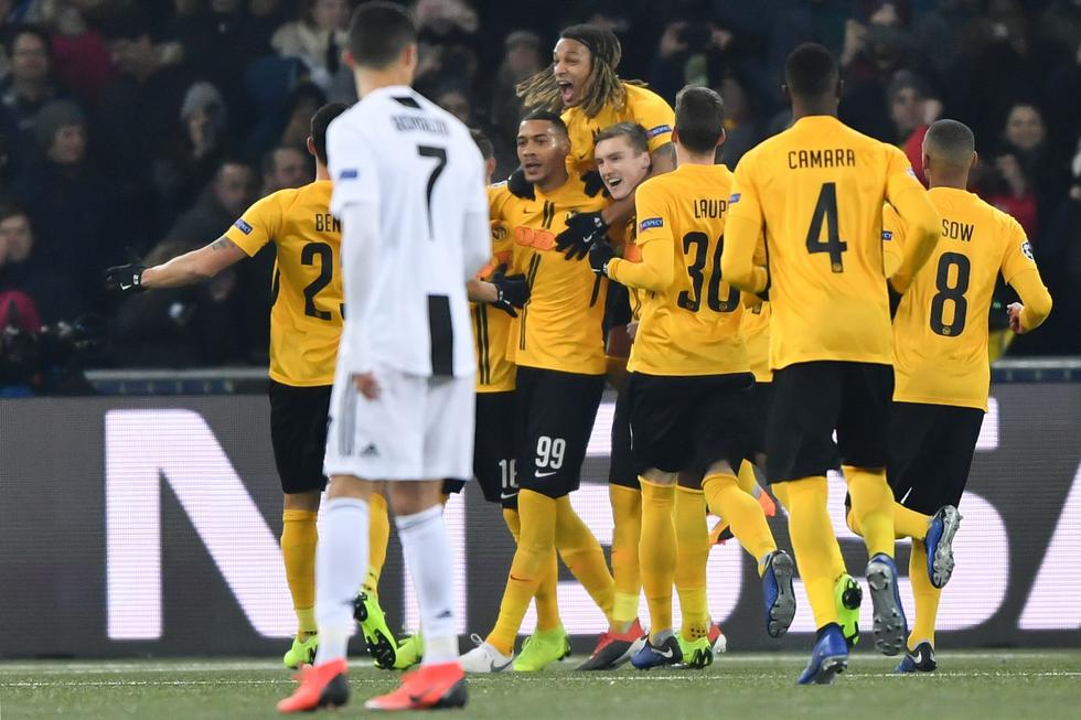 Juventus perdió 2-1 ante Young Boys por la Champions League. (AFP)