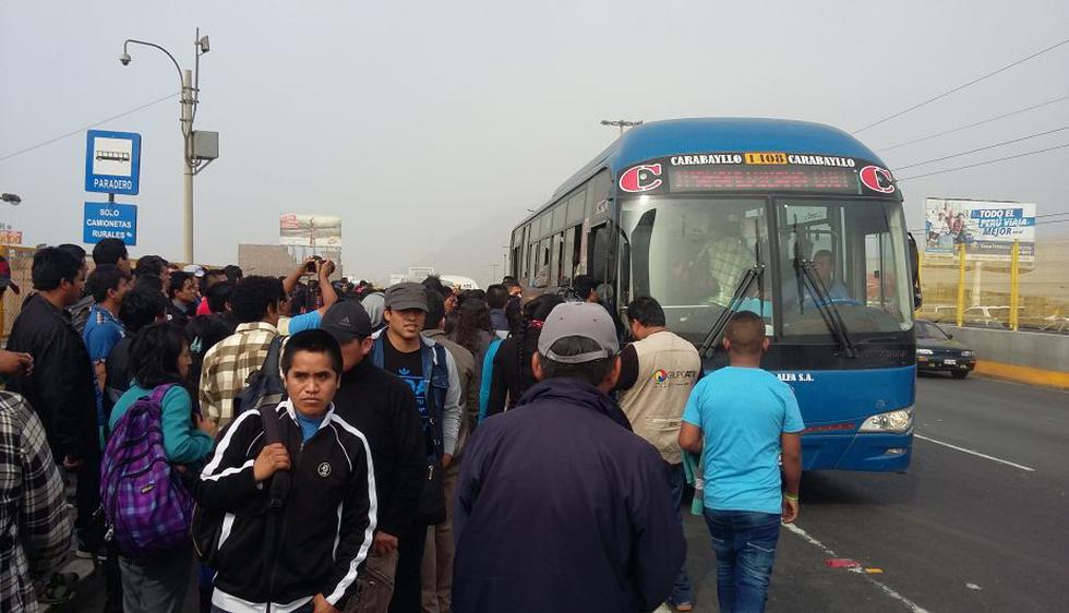 Paro de transportistas: Así se vivió en Lima y Callao. (César Takeuchi)