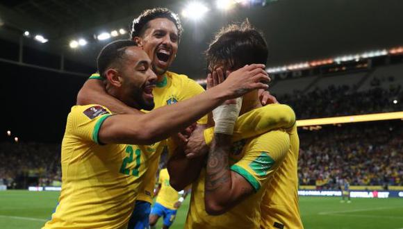 La selección brasileña clasificó al Mundial Qatar 2022. (Foto: EFE)