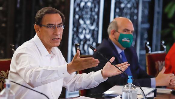 El presidente Martín Vizcarra dijo que la ciudadanía ya no recuerda los motivos del intento de vacancia de setiembre. (Foto: Presidencia)