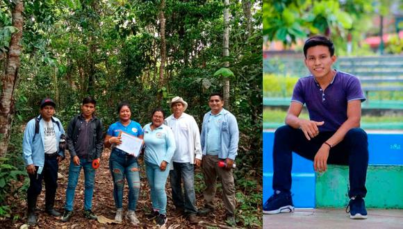 Larry Pizango es un joven líder que hoy estudia Administración Industrial en Senati Yurimagua y está comprometido con el cuidado de las especies maderables.