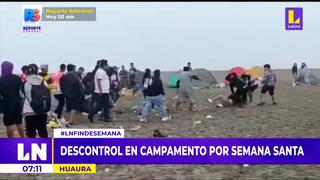Huaura: Grupo de jóvenes en estado de ebriedad se pelean y dejan playa contaminada