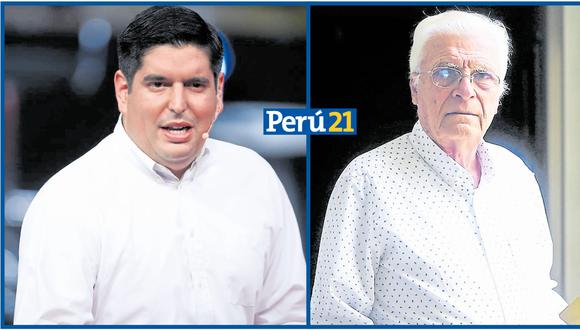BUSCAN CAMBIAR LA IMAGEN DE AP. Edmundo del Águila y Luis Roel Alva esperan que el Pleno suspenda a ‘Los Niños’ de la lampa. (Foto: Difusión)